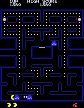 Pac-Man (Hearts) screen shot game playing